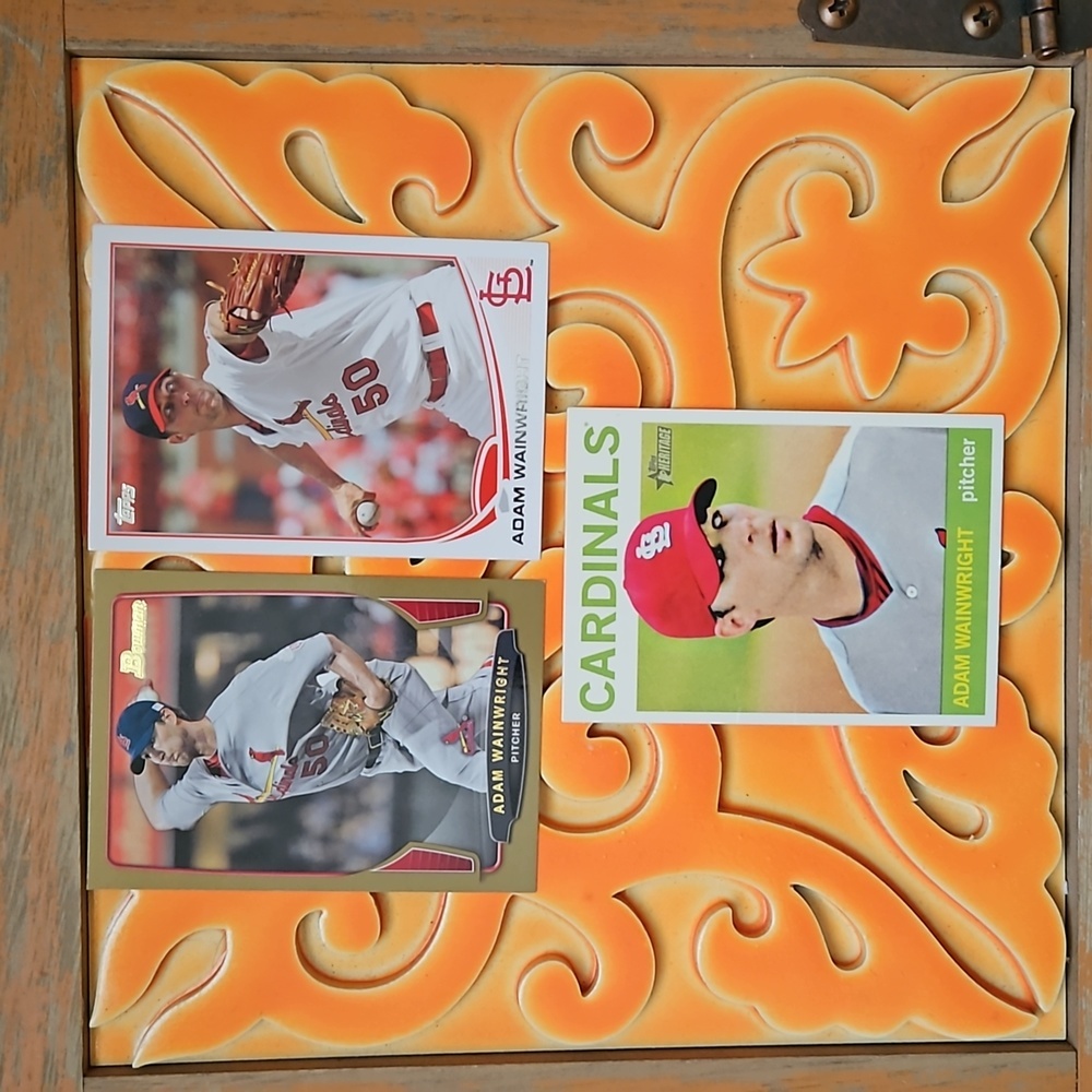 Topps Adam Wainwright Saint Louis Cardinals #125/50/59 3 Pack